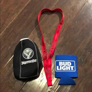 Keychain and coozies